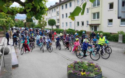 3. kidical mass in Ansbach – mehr als 150 Teilnehmende